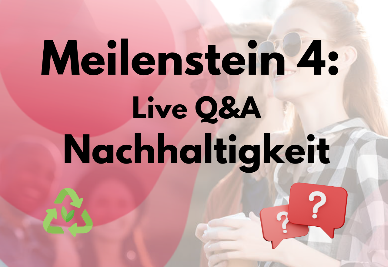 Meilenstein 4: Nachhaltigkeit  