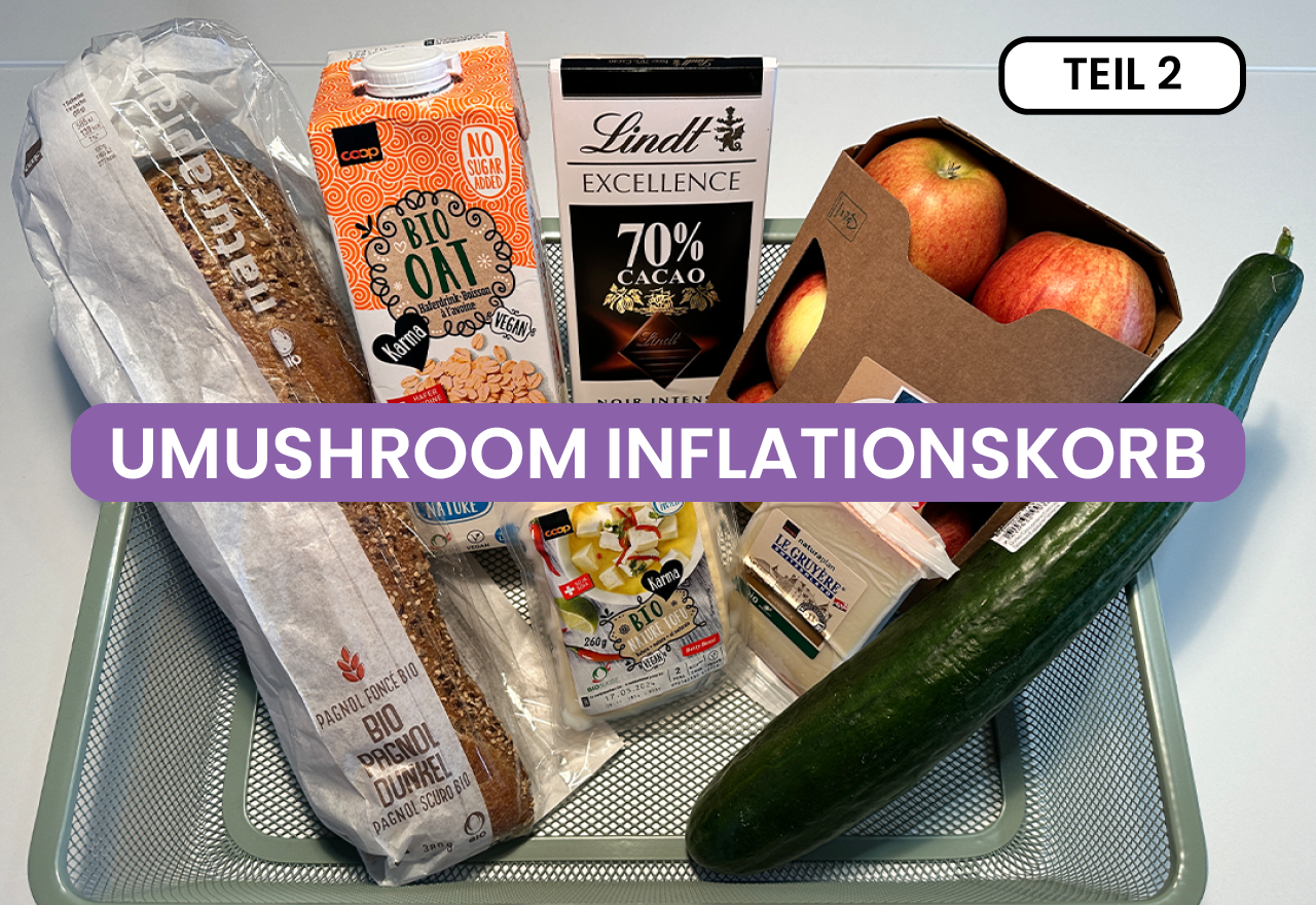 UMushroom Inflationskorb: Beobachtungen zum Preiswandel im Lebensmittelbereich (Teil 2)
